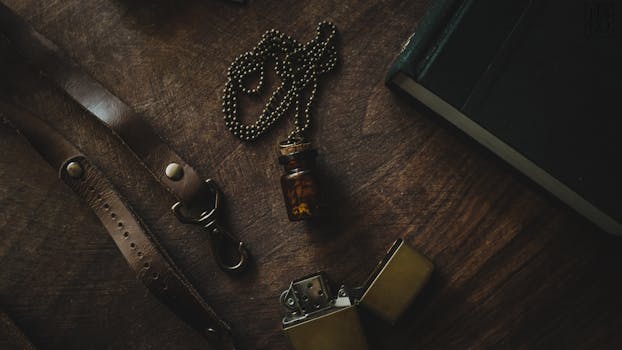 restored leather jewelry