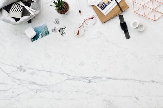 a well-organized jewelry workspace